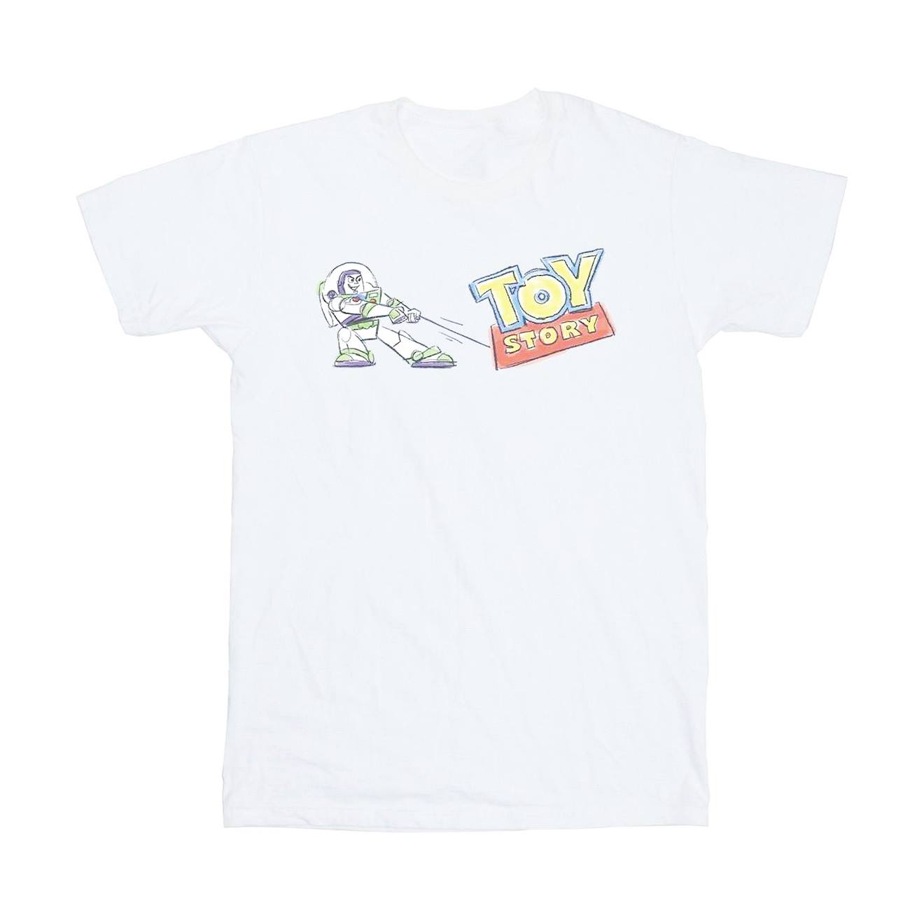 T-shirt Toy Story Coton Disney Blanc