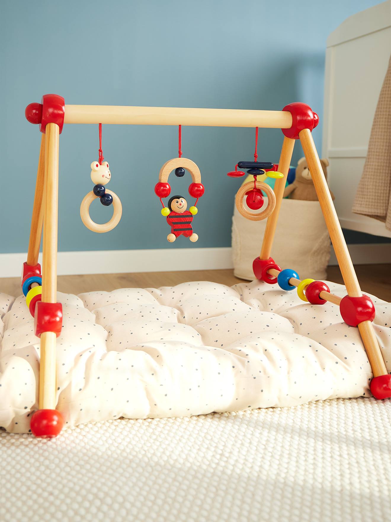 Arche D’éveil Bois - Arche D'activités Rouge (Bieco) - Image 1