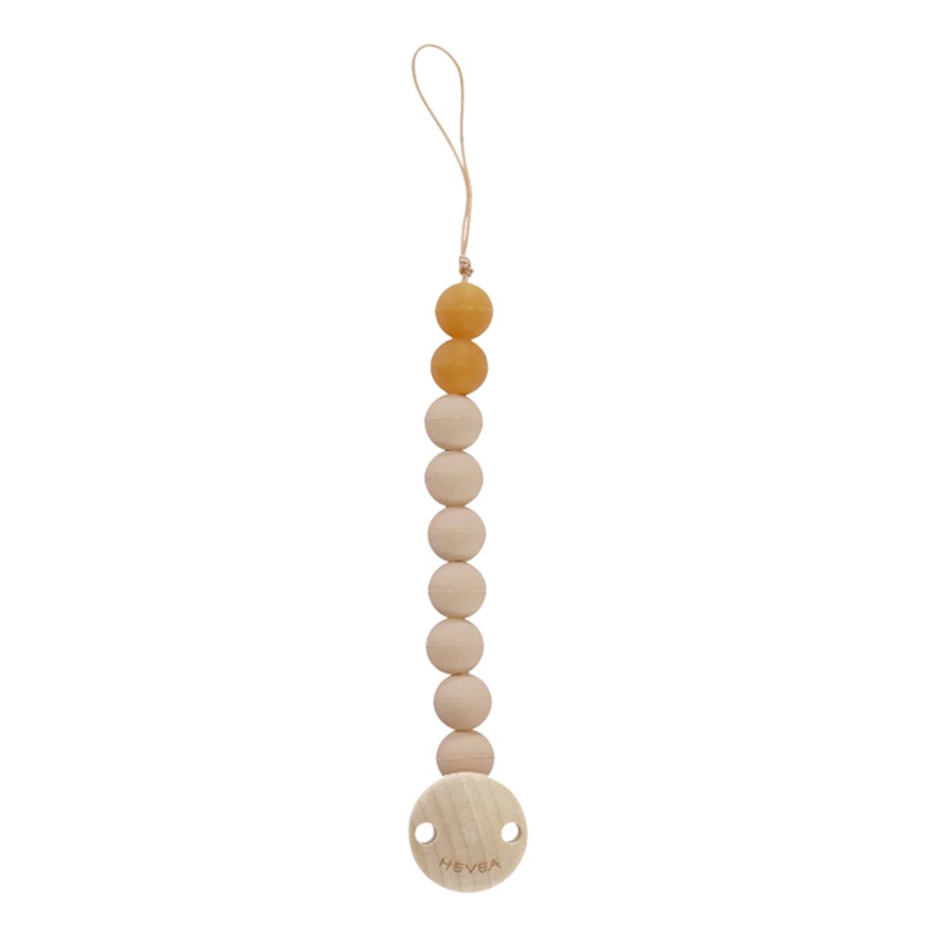 Attache Tétine En Caoutchouc 100% Naturel Sandy Multi-coloured