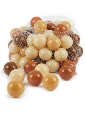 100 Balles De Piscine à Balles - 7 Cm - Couleurs Vives - Sac De Rangement Inclus - Pour Enfants Dès 12 Mois