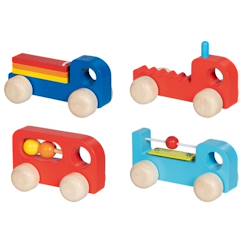 Lot de 4 véhicules à saisir musicaux  - vertbaudet enfant