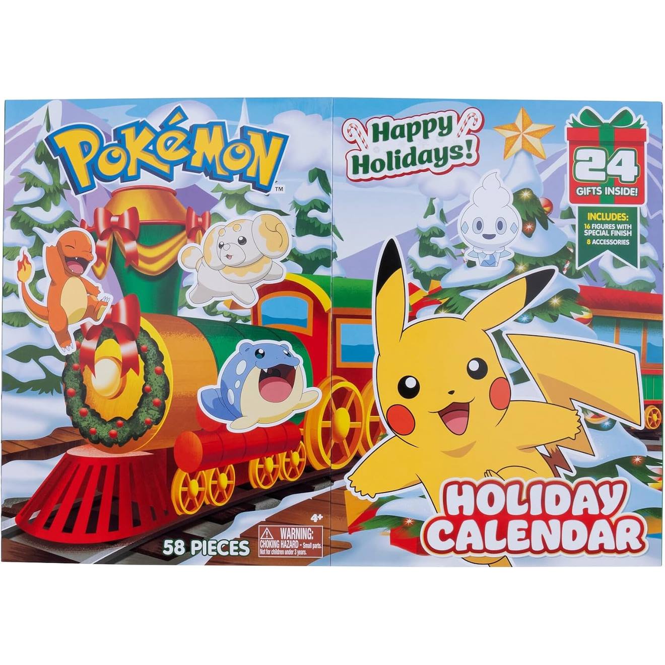 Pokémon Calendrier Des Fêtes Multicolore