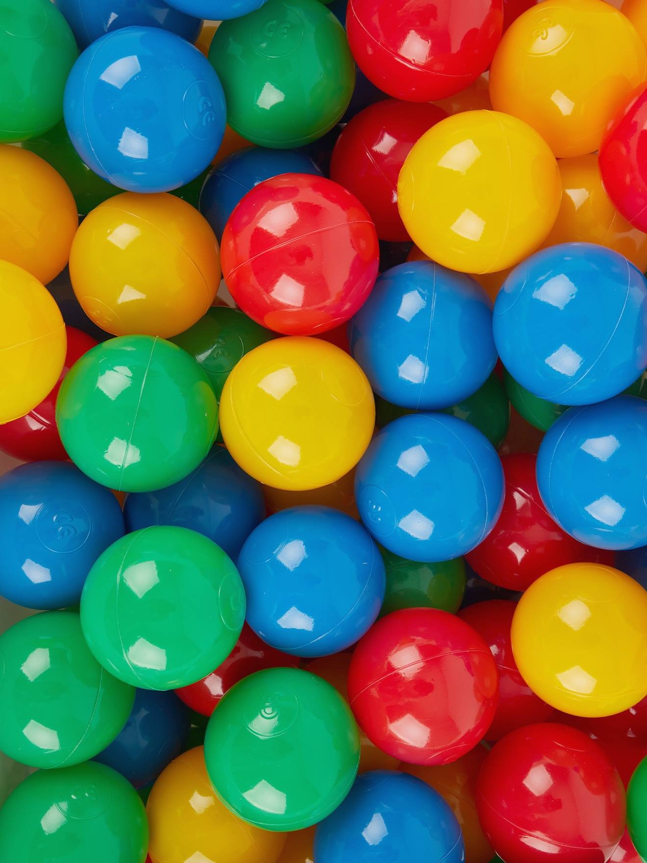 100 Balles Pour Piscine À Balles, Multicolore 100 Multicolore