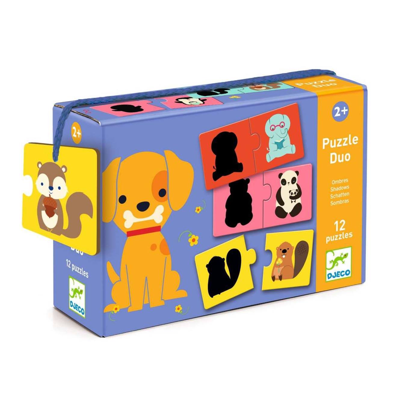 Puzzle Duo Ombres Multicolore