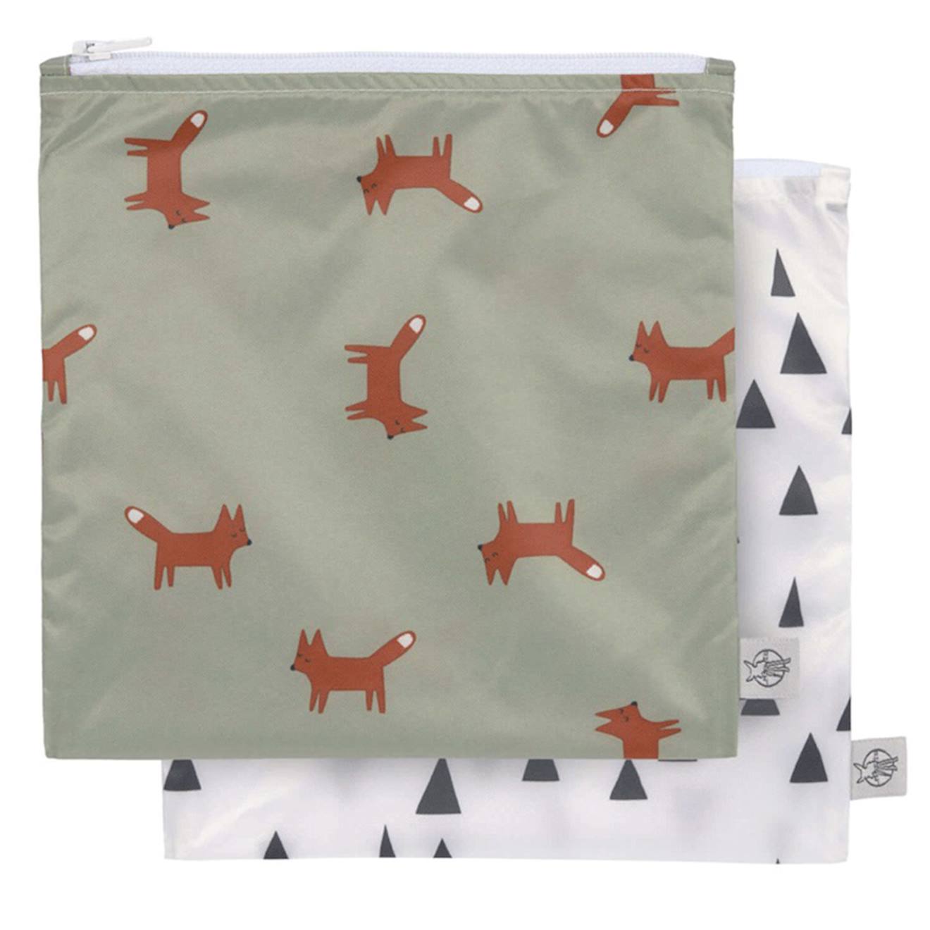 Lot De 2 Pochettes À Snack Renard Multicolore