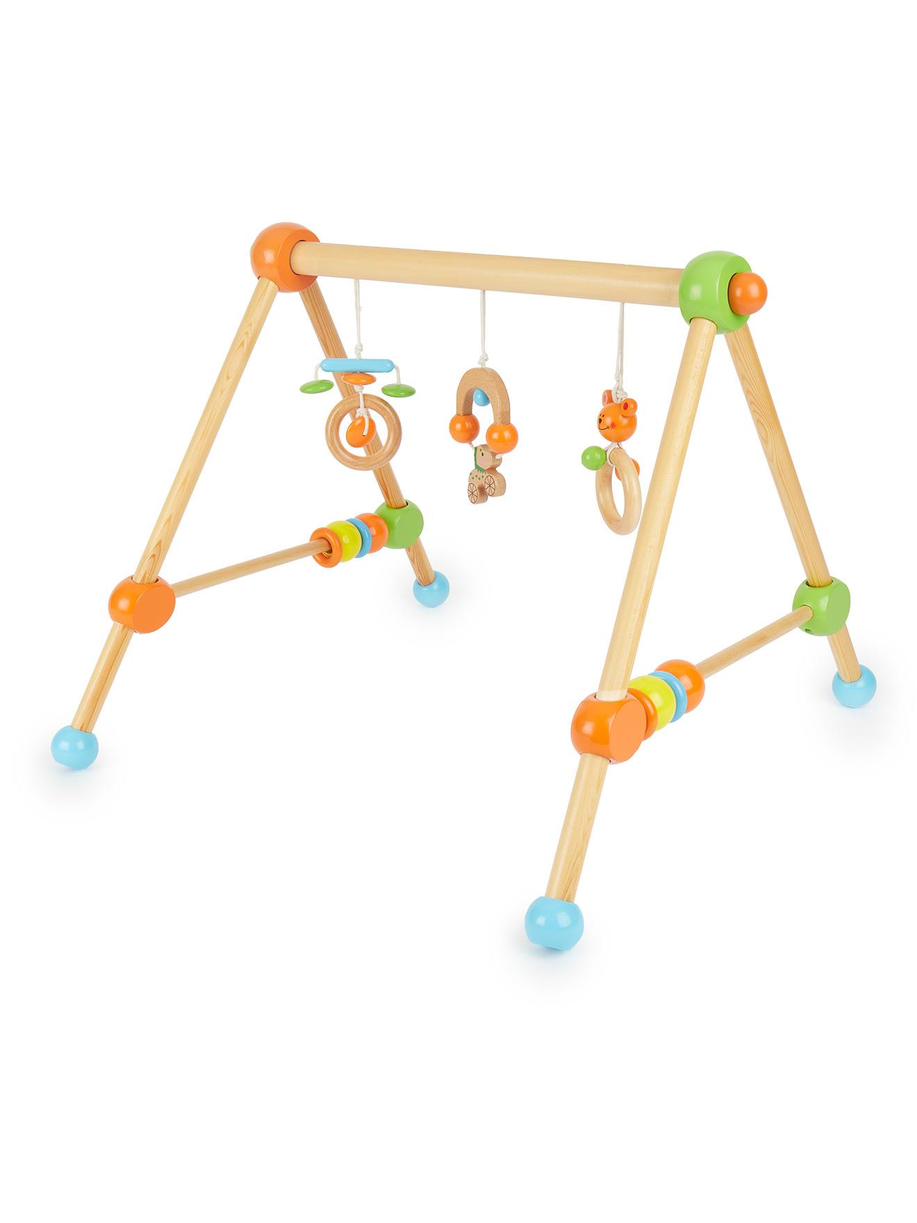 Arche D’éveil Bois - Arche D'activités Orange/vert/bleu
