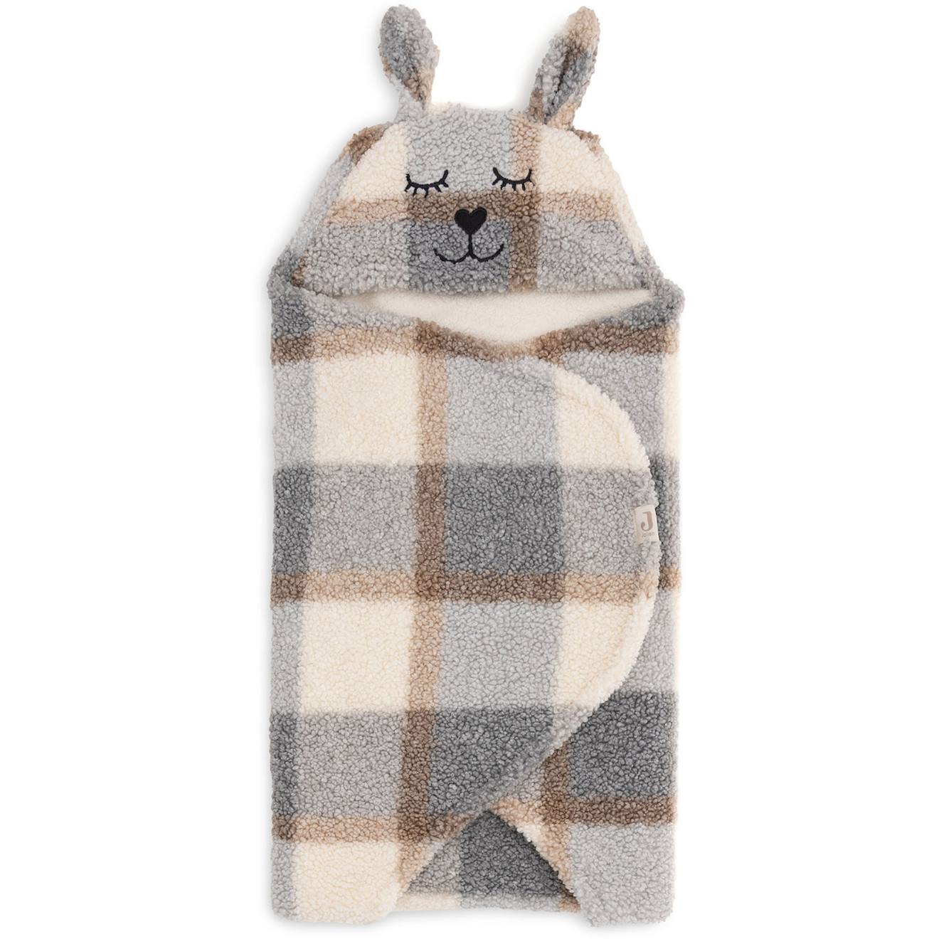 Couverture Nomade Bunny Nougat (100 X 105 Cm) Beige, Gris, Marron
