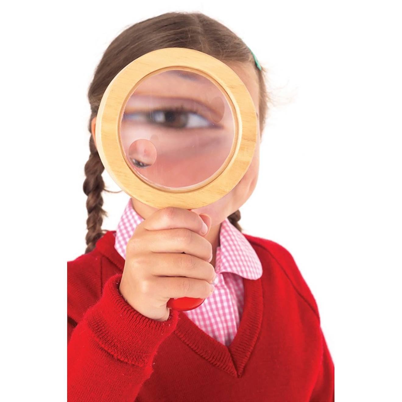 Loupe En Bois Beige (Tickit) - Image 2