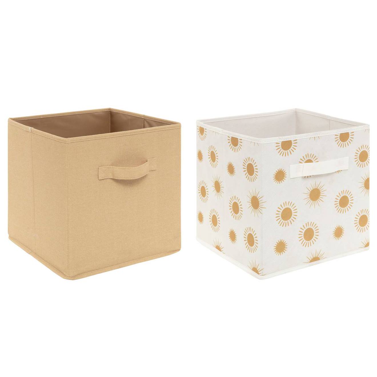 Lot De 2 Bacs Rangements Enfant - Soleil Multicolore (Atmosphera For Kids) - Couverture