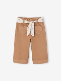 Bébé-Pantalon, jean-Pantalon bébé fille large ceinture à nouer