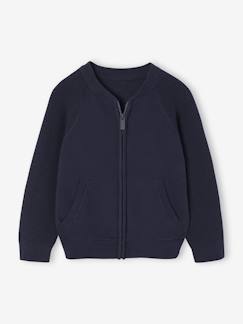Gilet Teddy garçon manches longues  - vertbaudet enfant