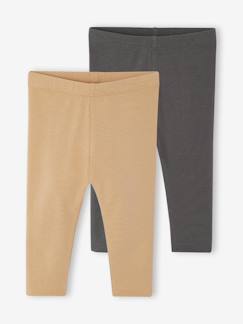 Bébé-Pantalon, jean-Lot de 2 leggings bébé fille BASICS