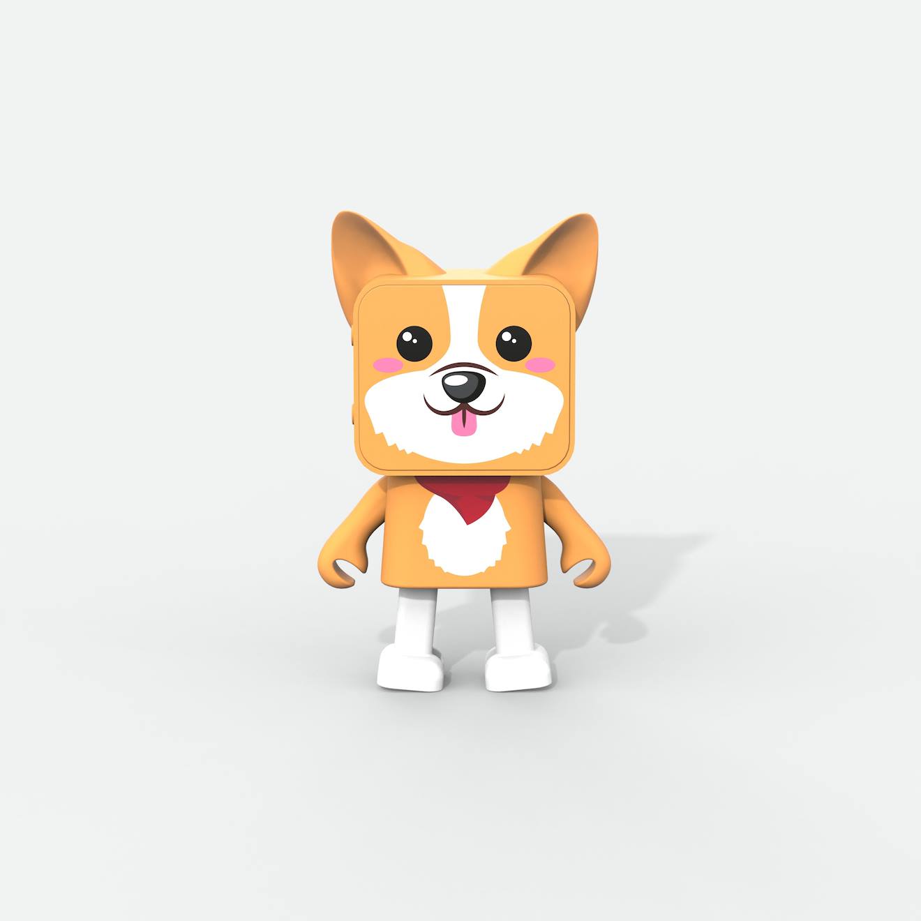 Enceinte Bluetooth Dancing Animal Corgi - 3w Multicolore