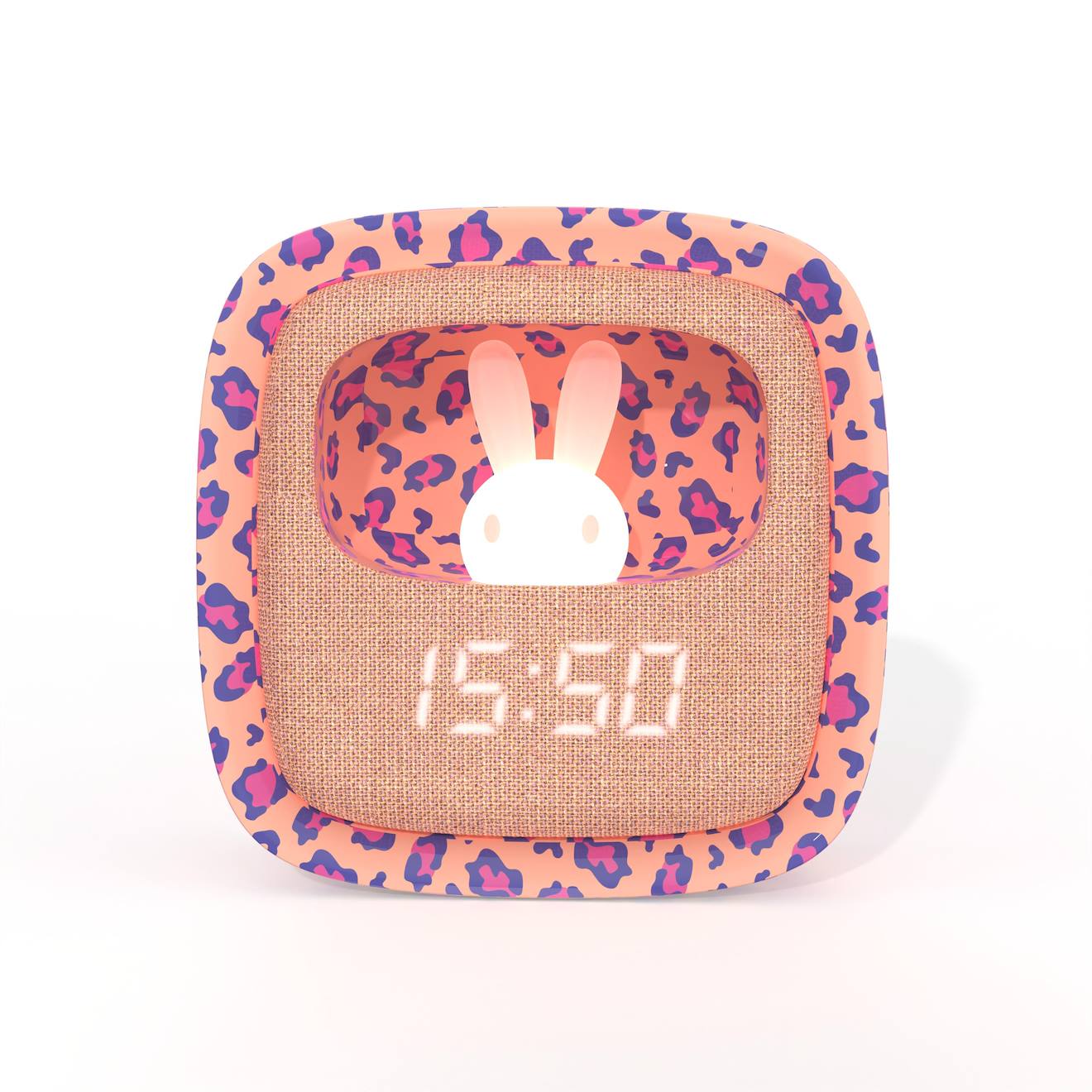 Réveil Et Veilleuse Pour Enfant Billy Clock - Motif Lapin Multicolore