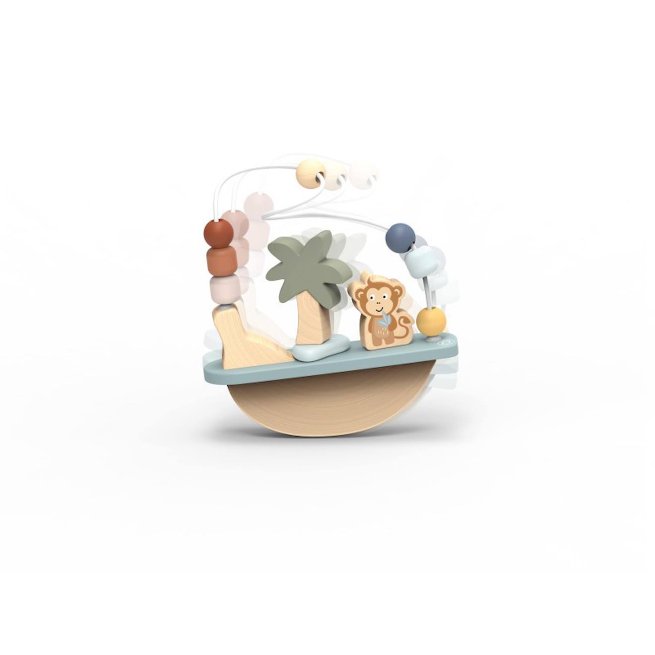 Boulier Culbuto En Bois Beige
