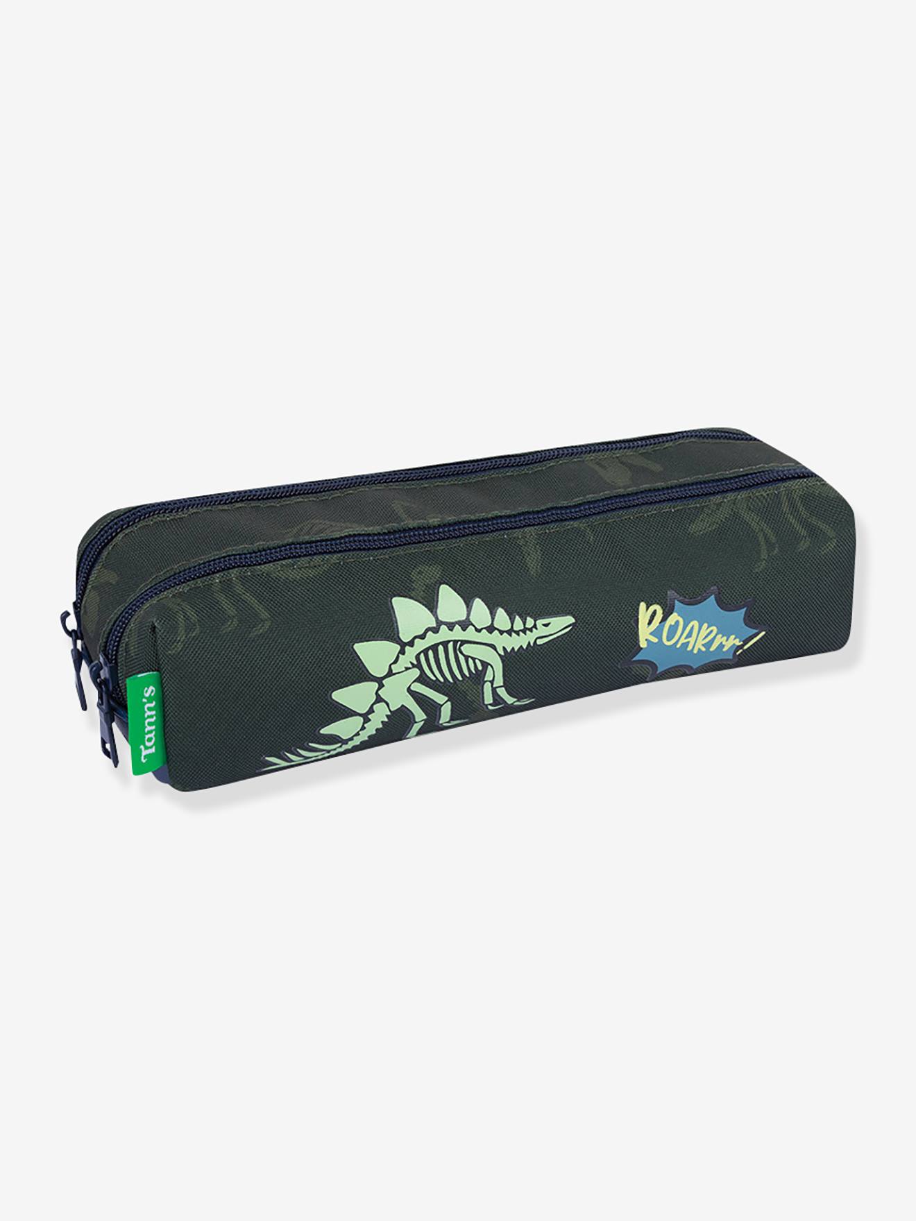 Trousse 2 Compartiments Dinosaures Timothe Les Fantaisies Tanns Patchs Phosphorescents Kaki 21 €
