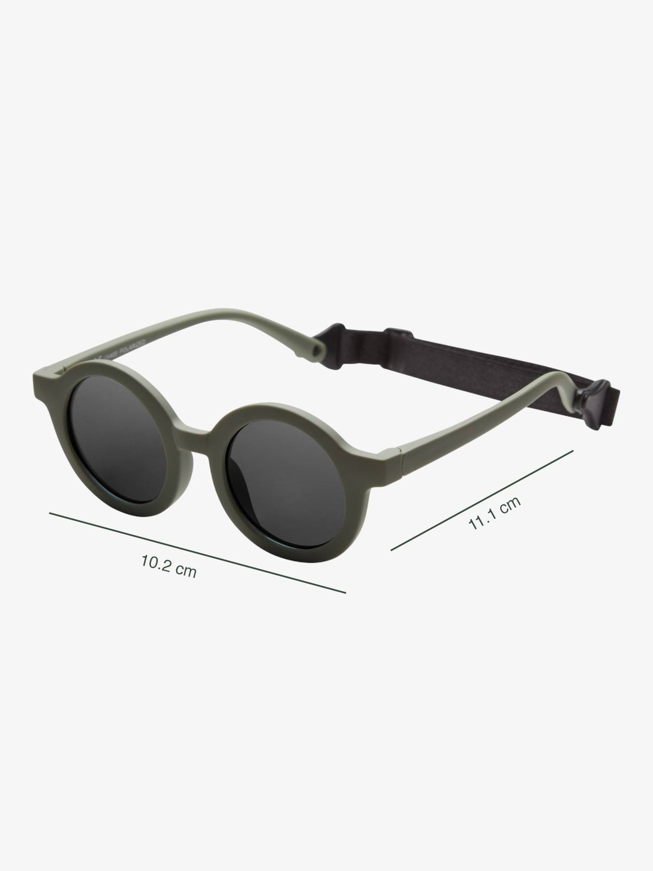 Lunettes De Soleil Rondes Flexibles Bébé Vert (Babymocs) - Image 1