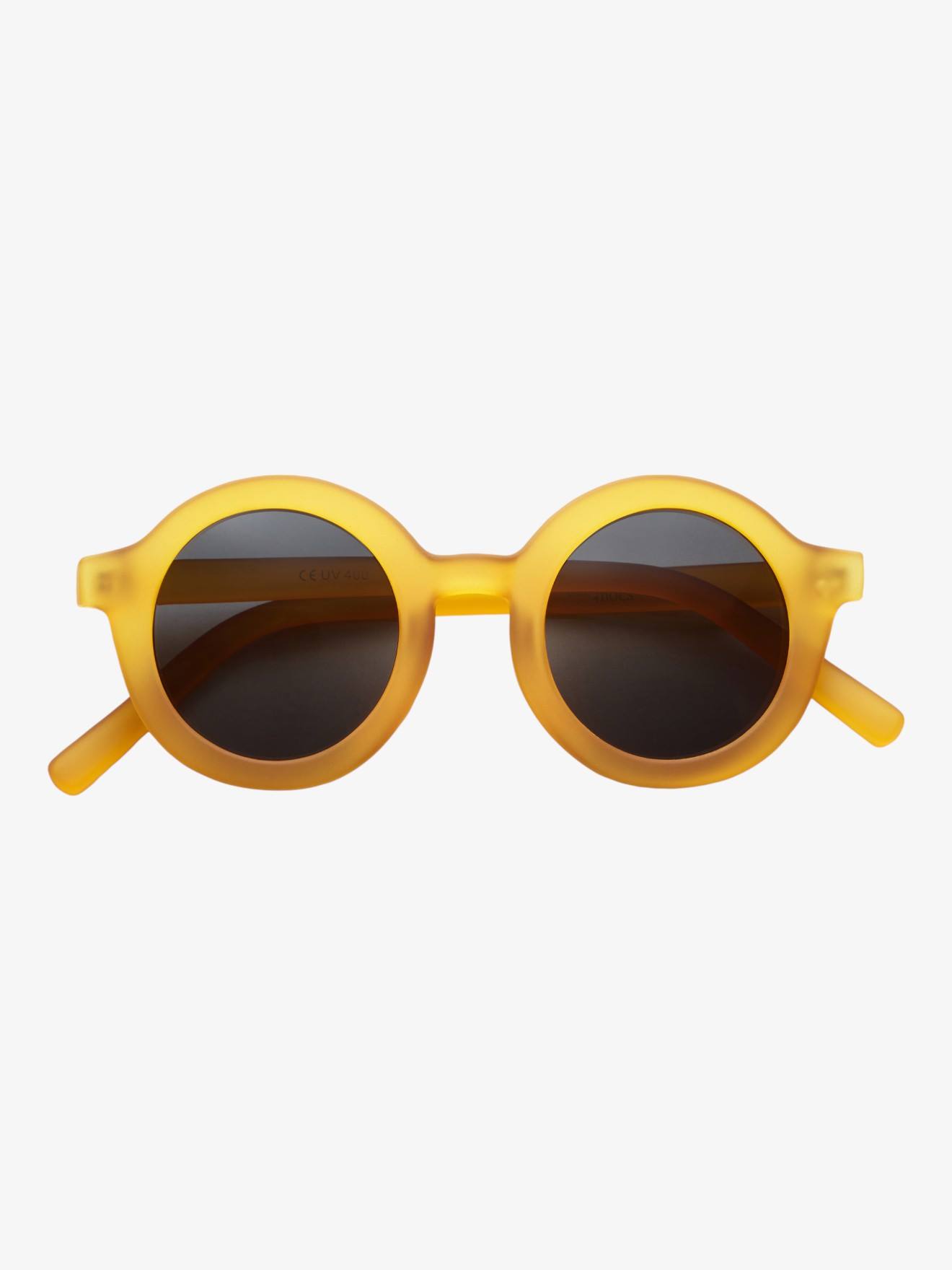 Lunettes De Soleil Rondes Signature Jaune