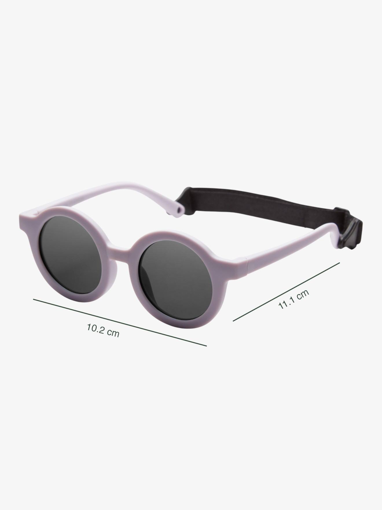 Lunettes De Soleil Rondes Flexibles Bébé Violet (Babymocs) - Image 1