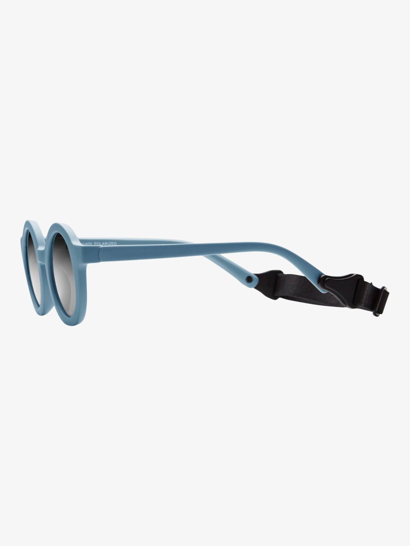 Lunettes De Soleil Rondes Flexibles Enfant Bleu (Babymocs) - Image 2
