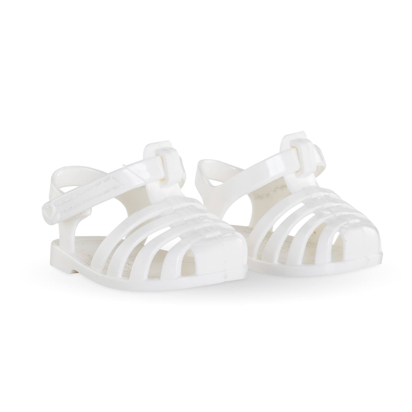 Sandales Blanches Pour Poupon 36 Cm Multicolore