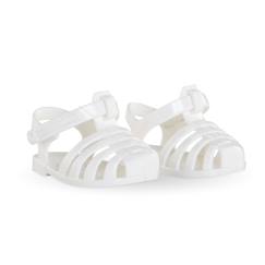 Jouet-Poupons et poupées-Sandales blanches pour poupon 36 cm