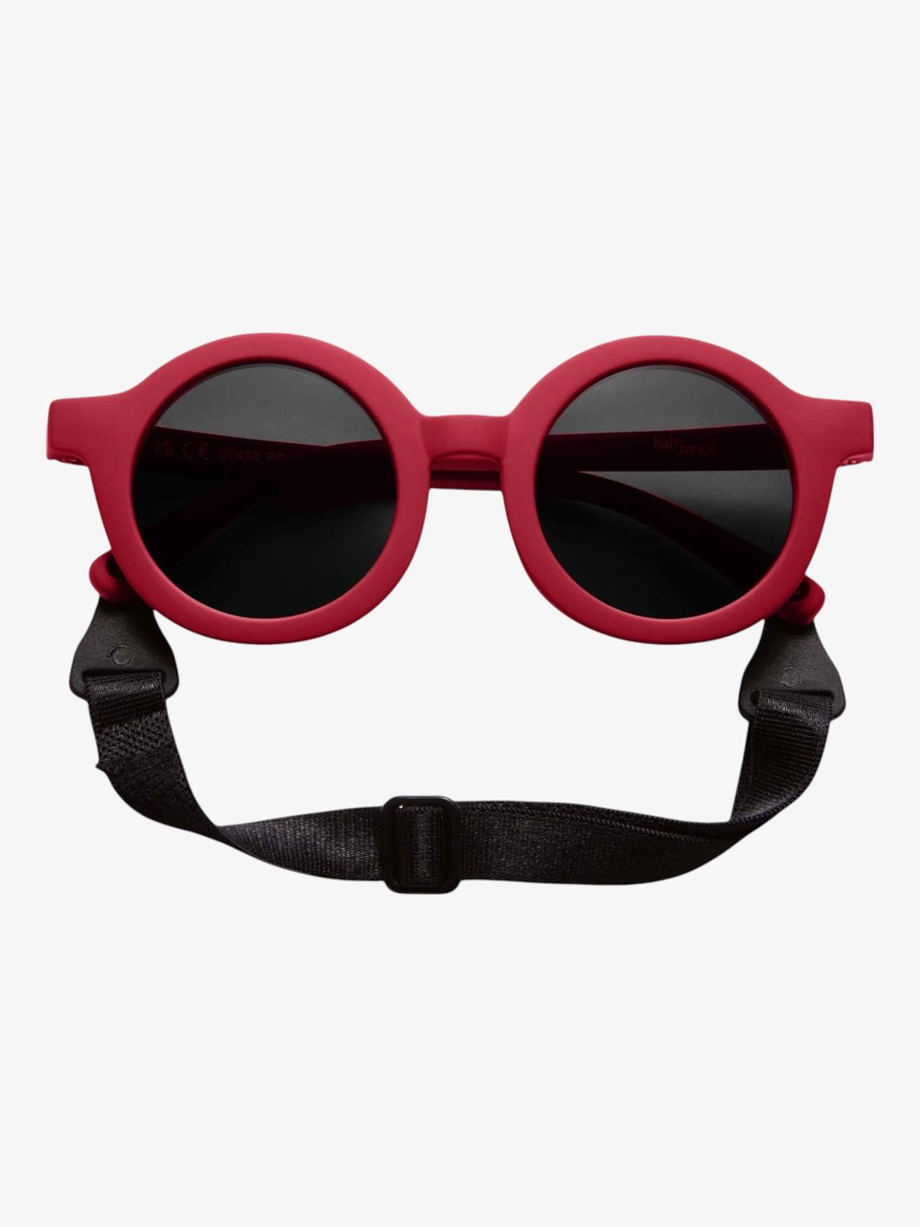 Lunettes De Soleil Rondes Flexibles Bébé Rouge