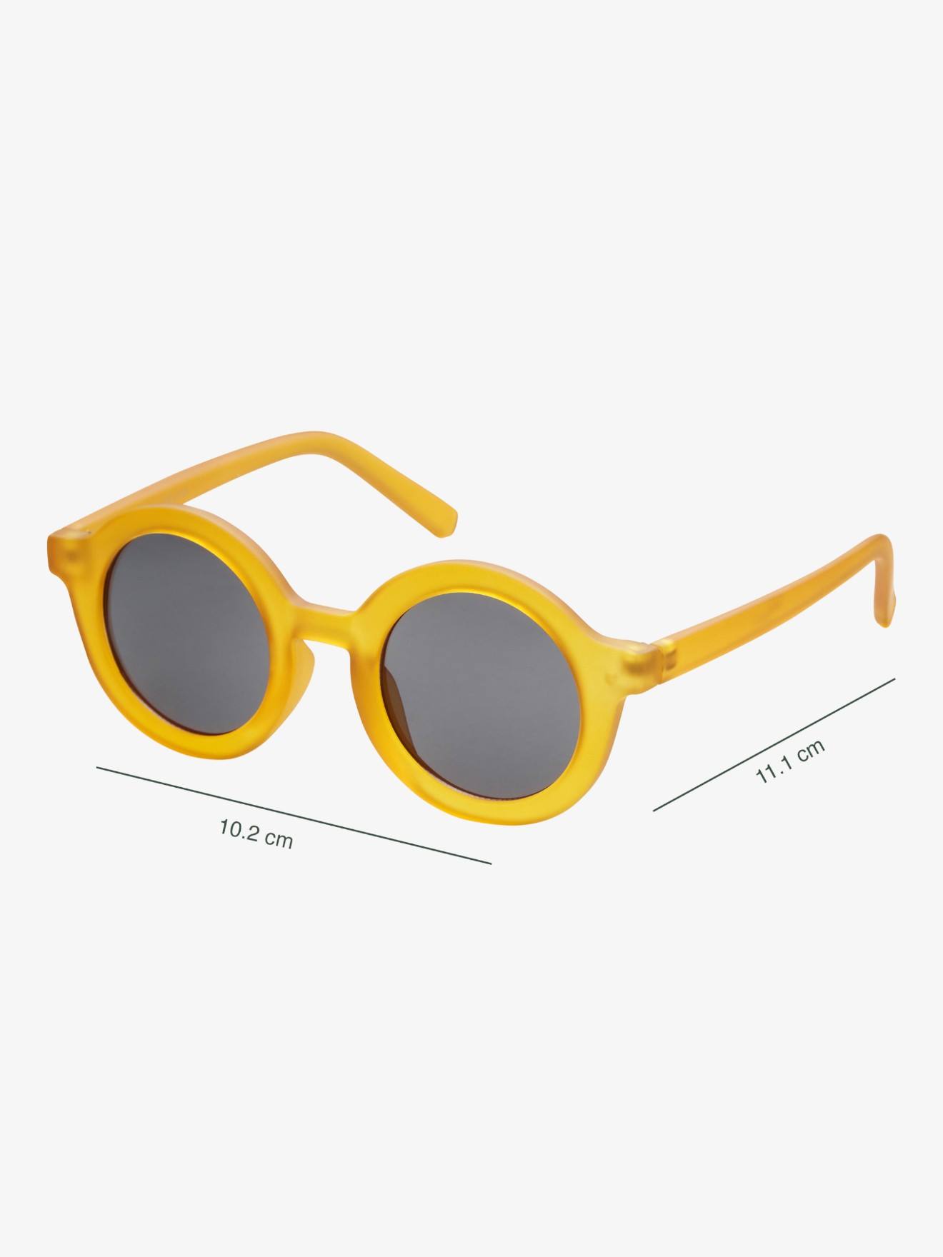 Lunettes De Soleil Rondes Signature Bébé Jaune (Babymocs) - Image 1