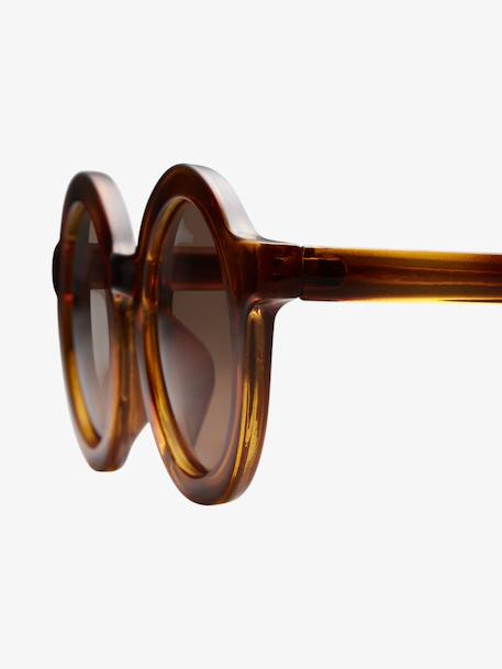 Lunettes de soleil rondes signature bébé Amber+Beige+Bleu+Jaune+Leo+Noir+Rose+Rouge+Turtle+Vert+Violet 4 - vertbaudet enfant 
