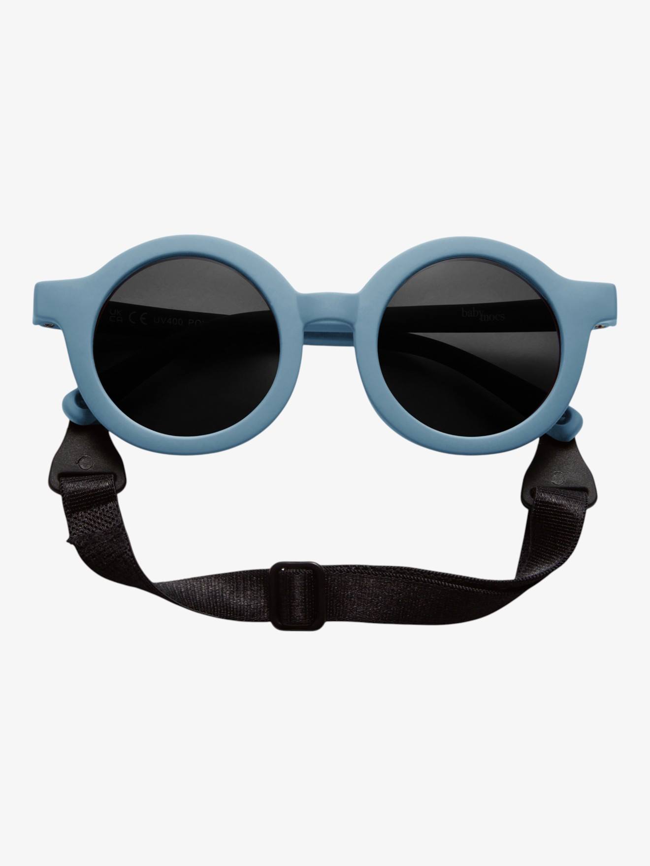 Lunettes De Soleil Rondes Flexibles Bébé Bleu