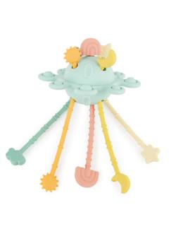 Jouet-Premier âge-Premières manipulations-Jouet sensoriel planète silicone eucalyptus