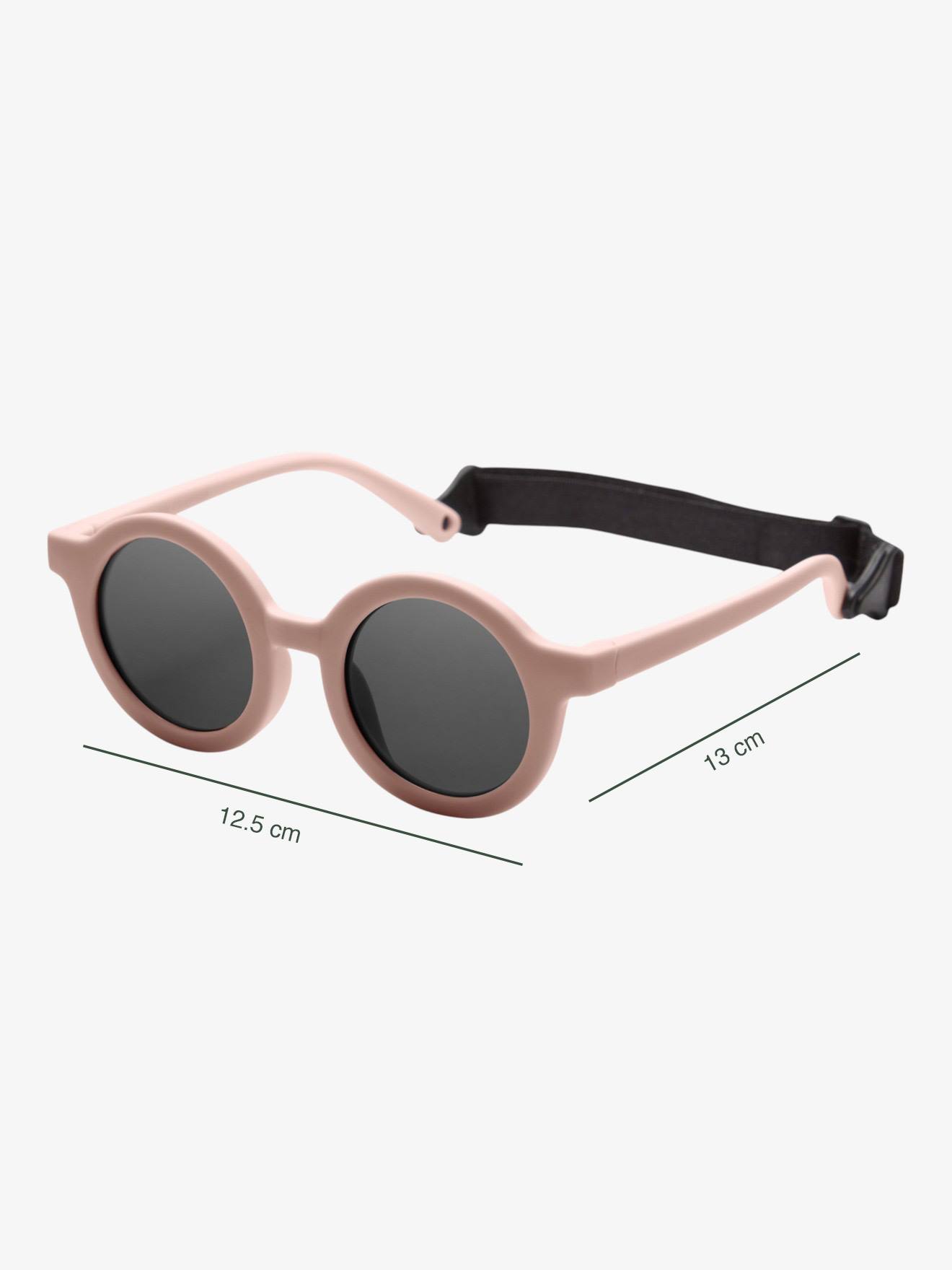 Lunettes De Soleil Rondes Flexibles Enfant Rose (Babymocs) - Image 1