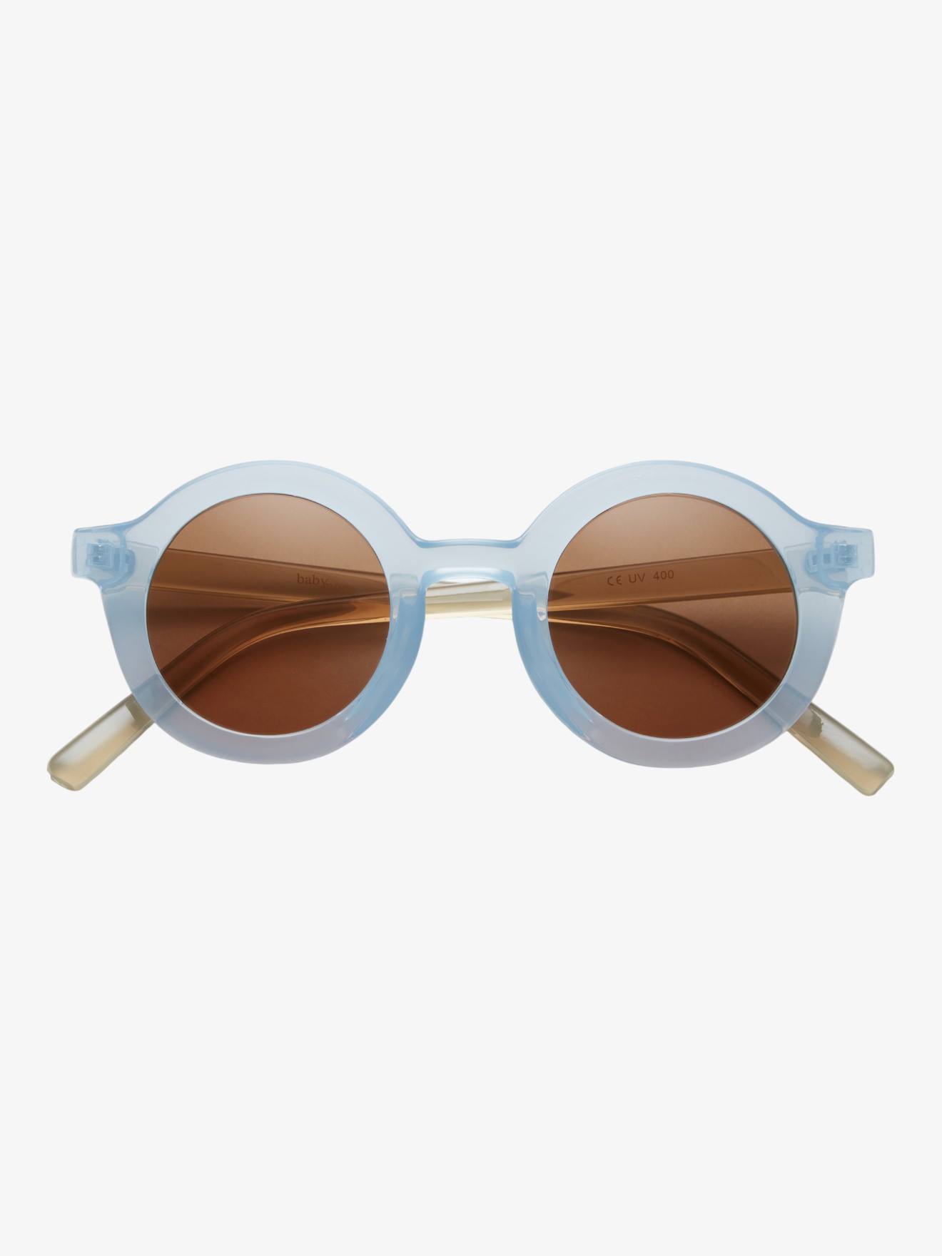 Lunettes De Soleil Rondes Signature Bleu