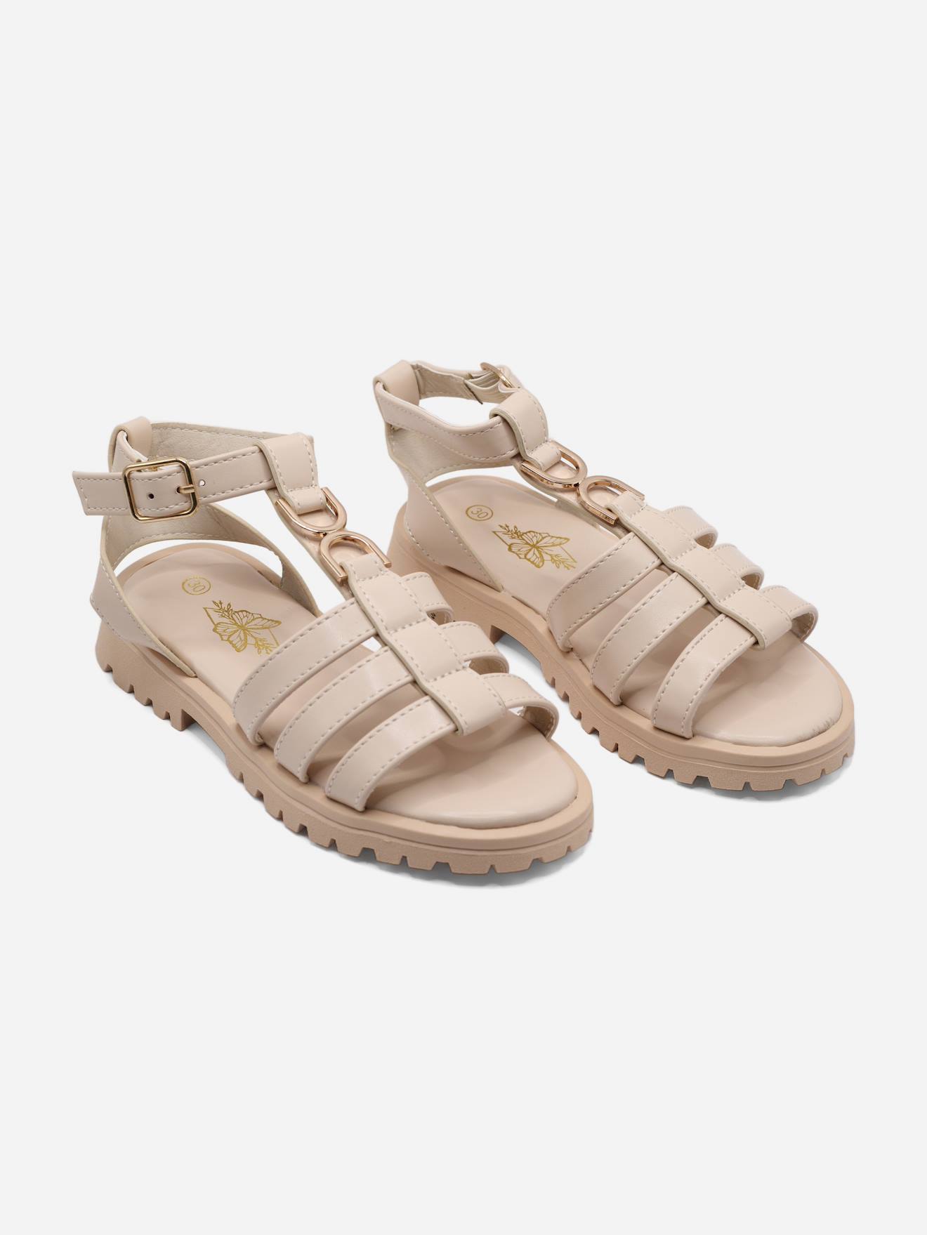 Sandale Hautes Beige