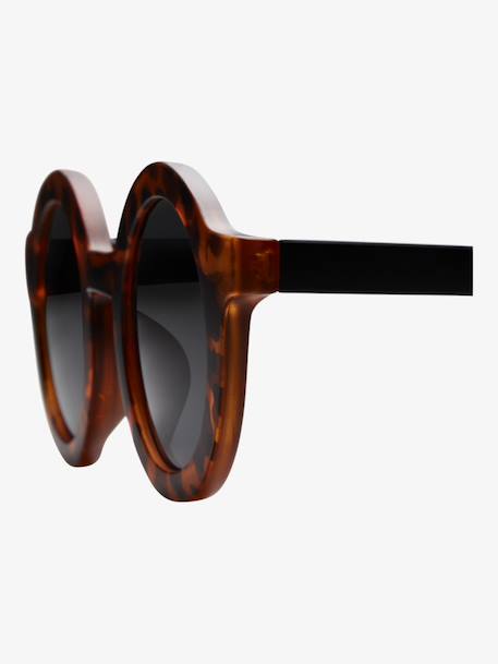 Lunettes de soleil rondes signature bébé Amber+Beige+Bleu+Jaune+Leo+Noir+Rose+Rouge+Turtle+Vert+Violet 44 - vertbaudet enfant 