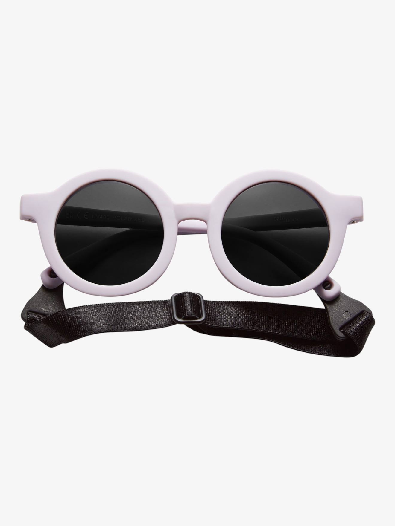 Lunettes De Soleil Rondes Flexibles Bébé Violet