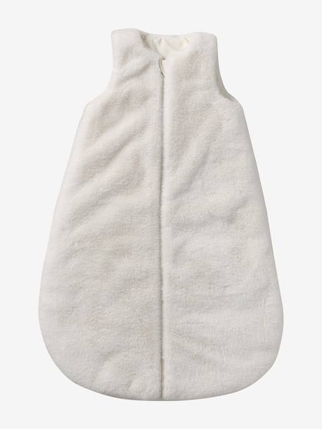 Gigoteuse hiver manches amovibles en fausse fourrure écru 2 - vertbaudet enfant 