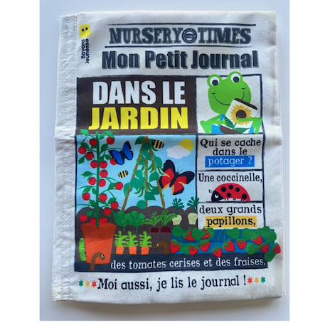 Jo & Nic’S Crinkly - Livre D'éveil - Mon Petit Journal À Froisser - Dans Le Jardin Multi-coloured