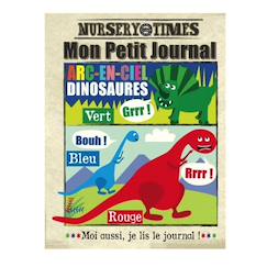 Jouet-Livre d'éveil - mon petit journal à froisser - les dinosaures