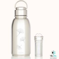 Gourde en inox isotherme 700 ml friendly ginkgo  - vertbaudet enfant