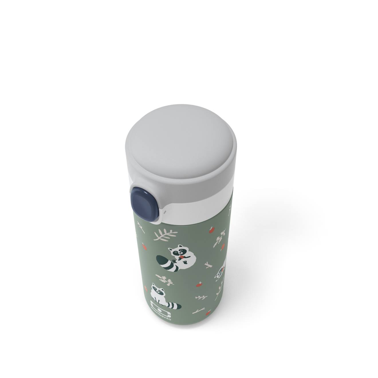 Gourde Isotherme À Bec Verseur 360ml Pop Vert Raccoon (Monbento) - Image 1