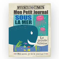 Jouet-Livre d'éveil - mon petit journal à froisser - sous la mer