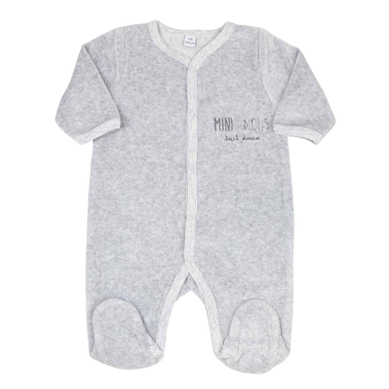 Trois Kilos Sept - Trousseau Naissance 6 Pièces Gris
