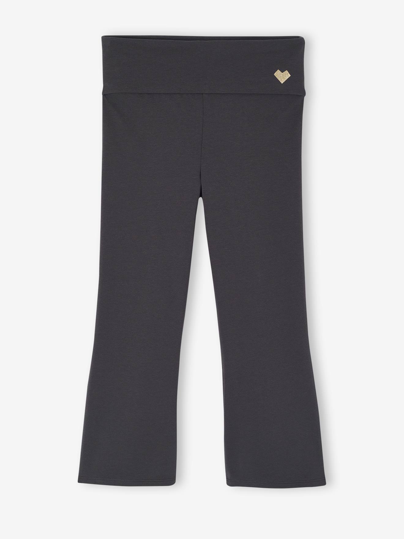 Legging large de danse fille anthracite