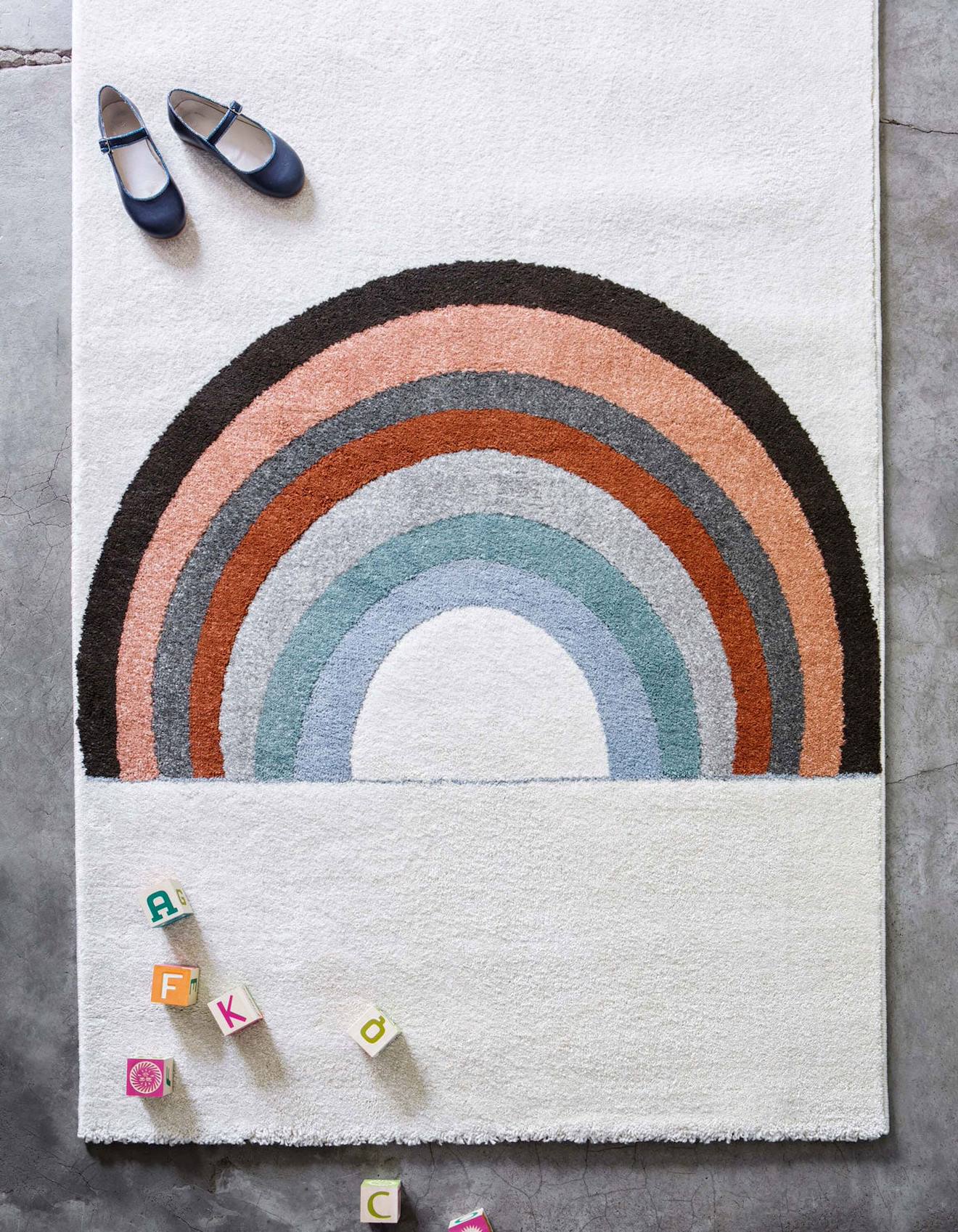 Tapis Enfant Arc En Ciel Multicolore (Afk Living) - Image 1
