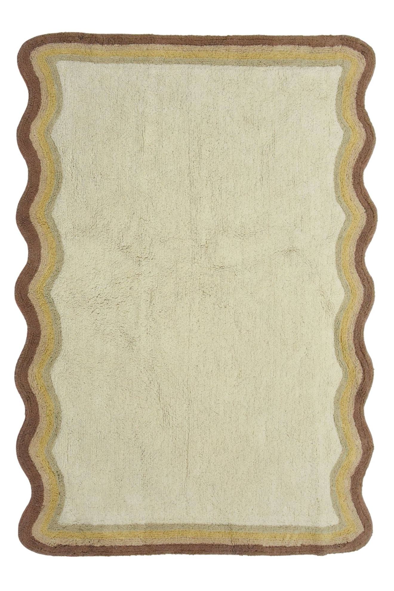 Tapis Enfant En Coton Biscuit Marron
