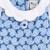 Robe cérémonie  qui tourne fleurie    hepburn Bleu denim bleu roi 4 - vertbaudet enfant 