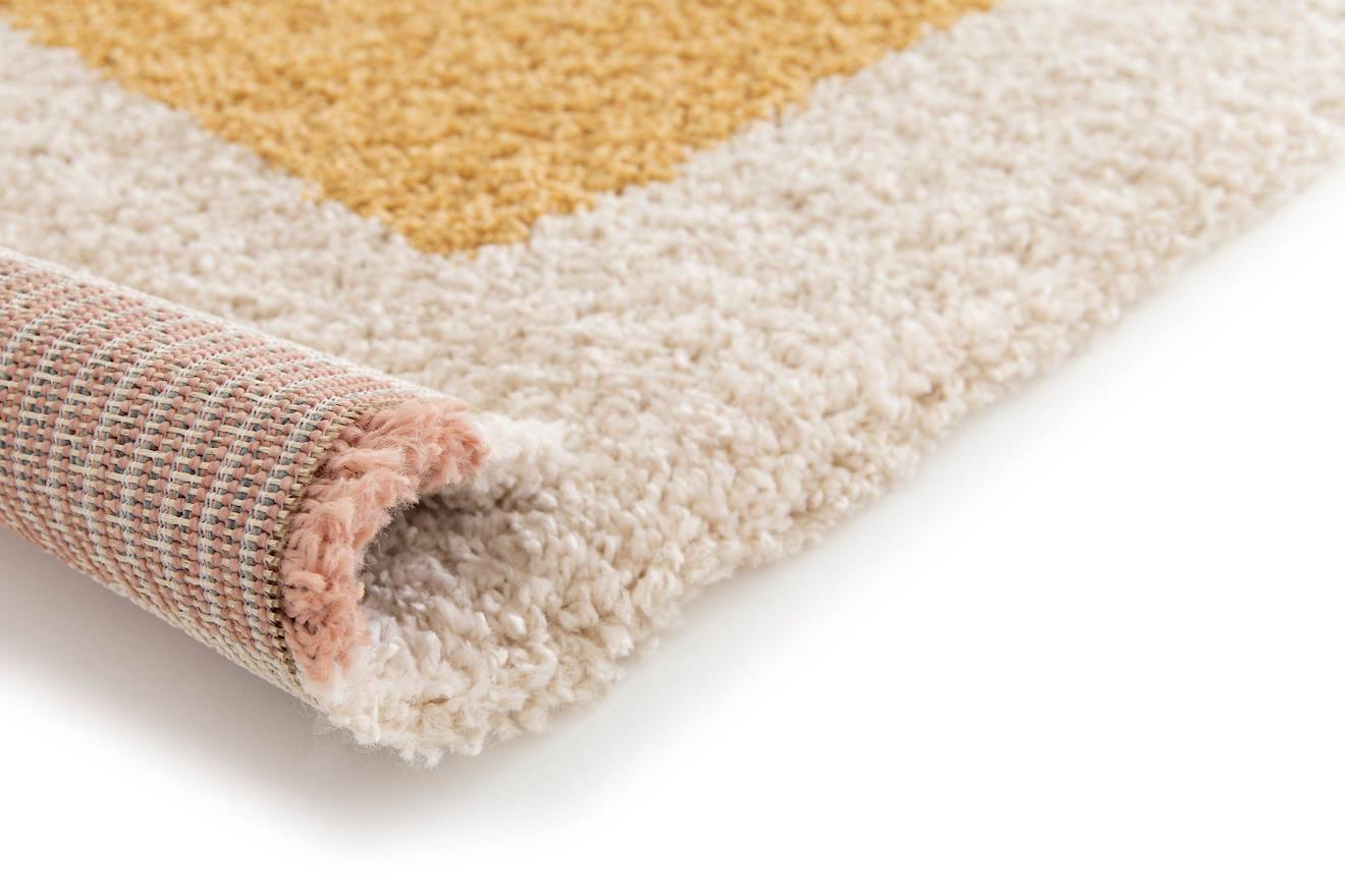 Tapis Shaggy Épais Et Confortable Doodling Jaune (Afk Living) - Image 1