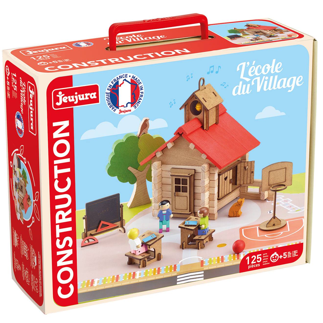 L'école Du Village 125 Pièces Marron