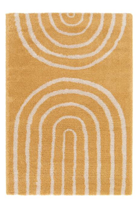 Afk Living - Tapis Enfant Épais Et Confortable Harmoni Jaune